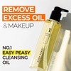 image:imagenumbuzin No1 Easy Peasy Cleansing Oil Lightweight Makeup Remover amp Facial Cleanser Waterproof Makeup amp Blackhead Care Corn amp Macadamia Seed Oil FragranceFree 676 fl oz