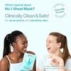 image:imagenumbuzin No1 Sheet Mask  Pantothenic B5 Hyaluronic Active Clear Mask  Calming Soothing Hydrating  Acne Prone Skin  Controls Excess Oil Reduces Redness  5 Sheets5 Count Pack of 1