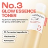 image:imagenumbuzin No3 Super Glowing Essence Toner Fermented Toner for Skin Glow amp Texture Bifida Niacinamide Hydrating RadianceBoosting Essence Pore Reset 676 fl oz 200ml1014 Fl Oz Pack of 1