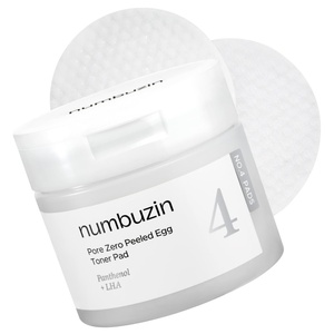 image:imagenumbuzin No4 Toner Pads  Pore Zero Peeled Egg Toner Pad  Gentle Exfoliator PHA LHA Makeup Skin Prep Panthenol  Korean Skincare for Face  70 Pads642 fl oz